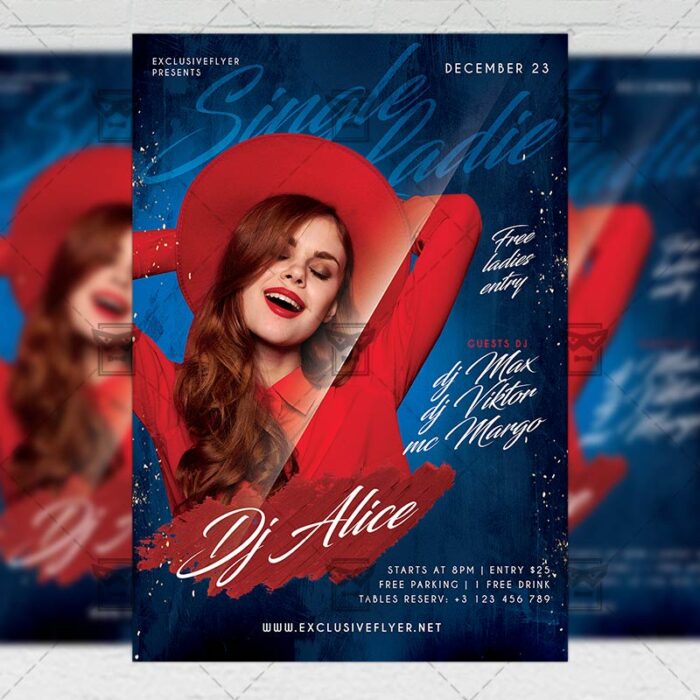 Single Ladies - Flyer PSD Template