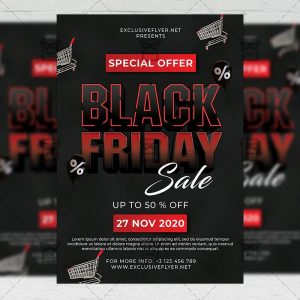 Black Friday Sale - Flyer PSD Template