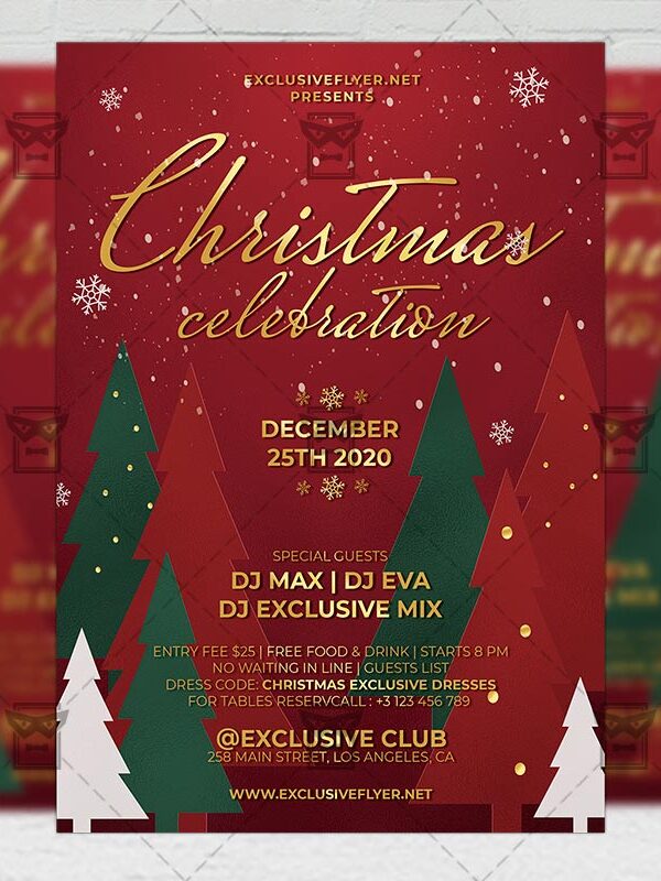 Christmas - Flyer PSD Template