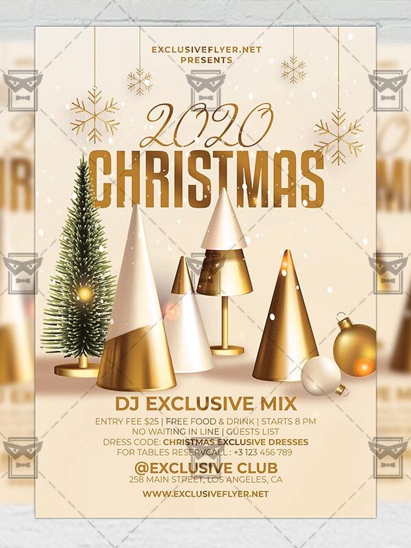 Christmas 2020 - Flyer PSD Template