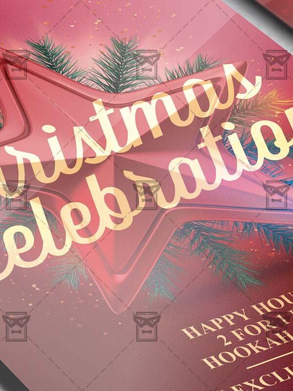 Christmas Celebration - Flyer PSD Template