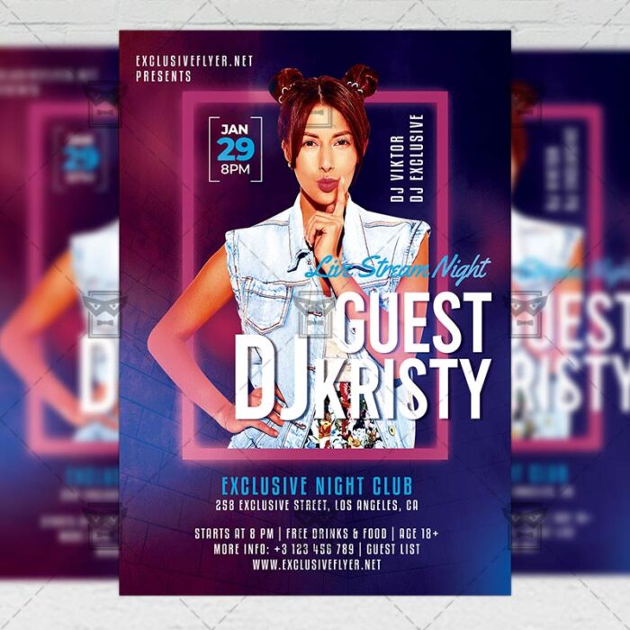 Guest Dj - Flyer PSD Template