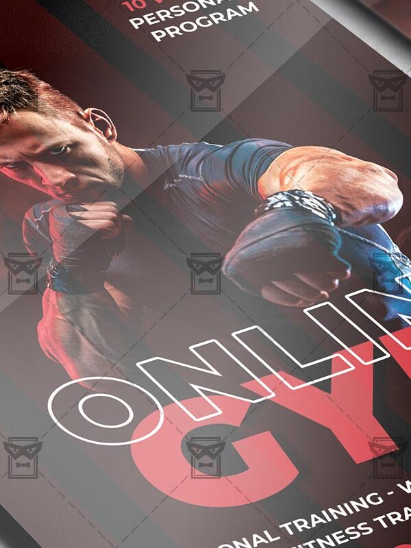 Online GYM - Flyer PSD Template