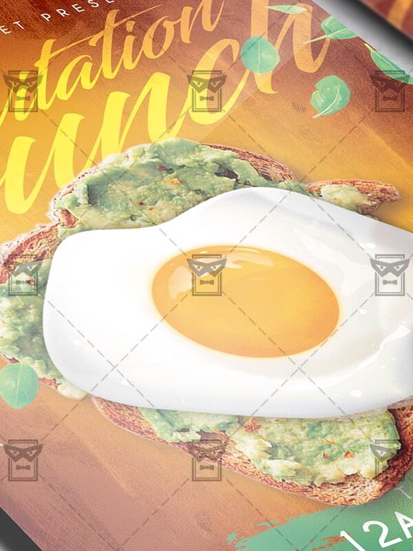 Brunch Invitation - Flyer PSD Template