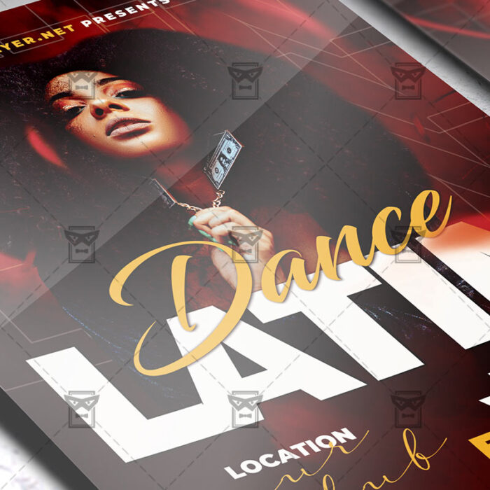 Latin Dance - Flyer PSD Template