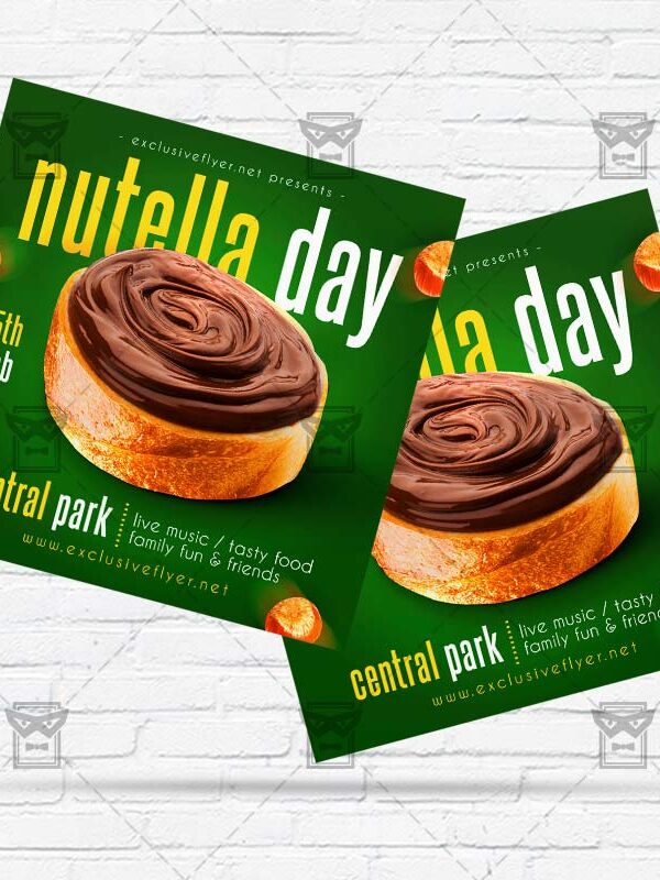 Nutella Day- Flyer PSD Template