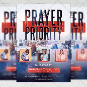 Prayer Priority - Flyer PSD Template