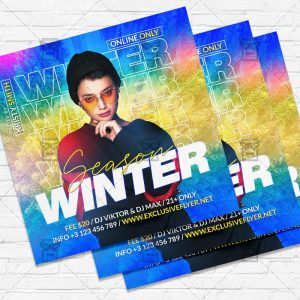 Winter Season - Flyer PSD Template