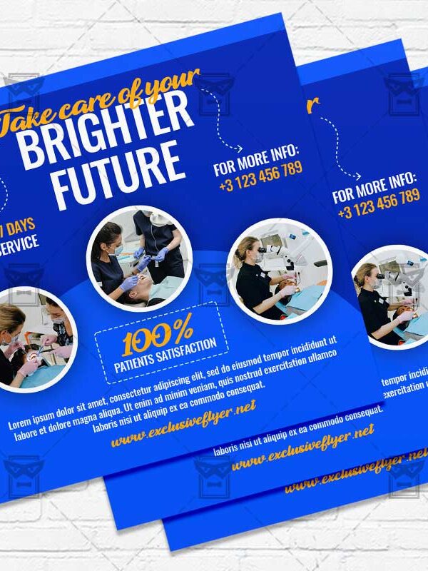 Dentist - Flyer PSD Template