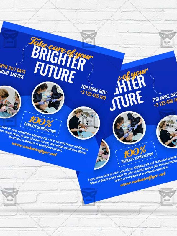 Dentist - Flyer PSD Template