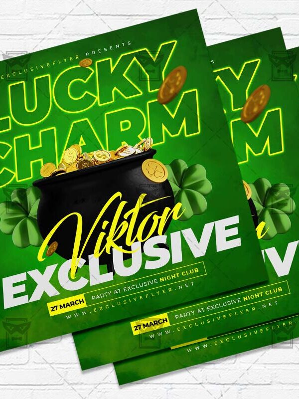 Lucky Charm - Flyer PSD Template