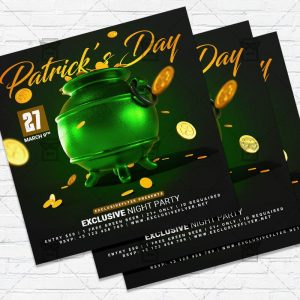 Saint Patricks Day - Flyer PSD Template