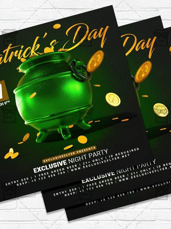 Saint Patricks Day - Flyer PSD Template