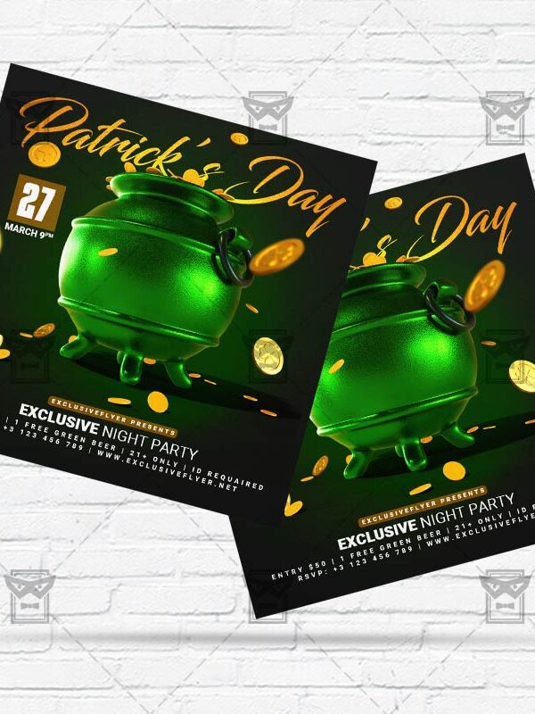 Saint Patricks Day - Flyer PSD Template