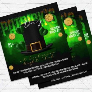 St. Patricks Day Celebration - Flyer PSD Template