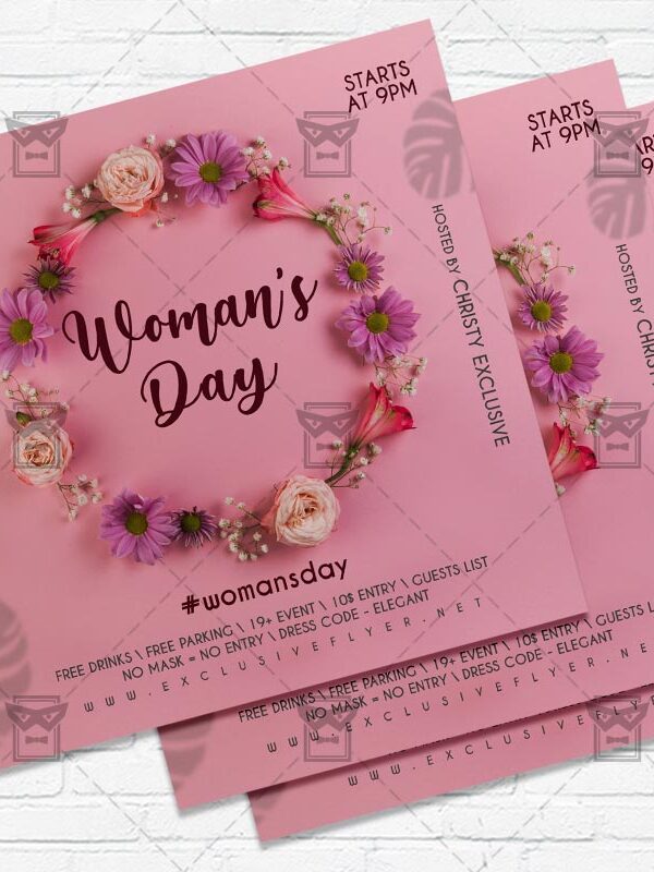 Womans Day - Flyer PSD Template
