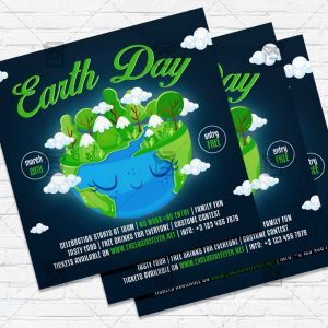 Earth Day - Flyer PSD Template