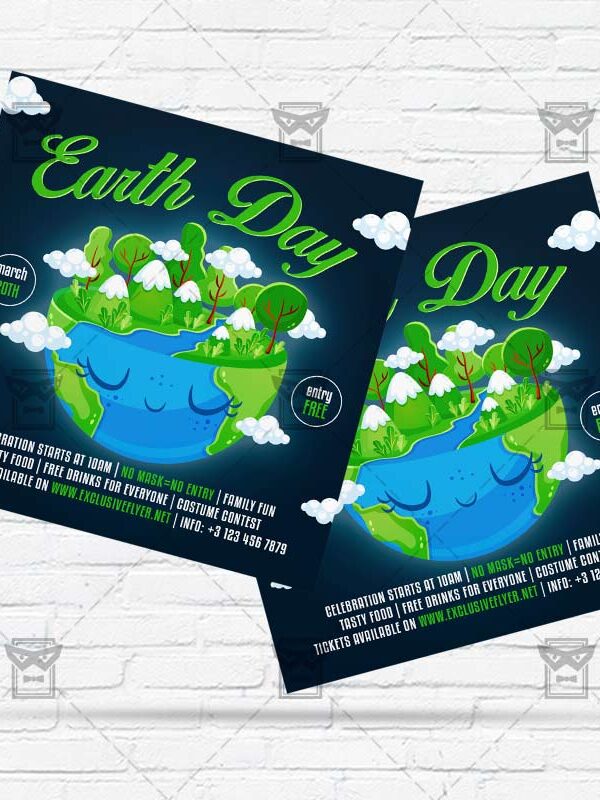 Earth Day - Flyer PSD Template