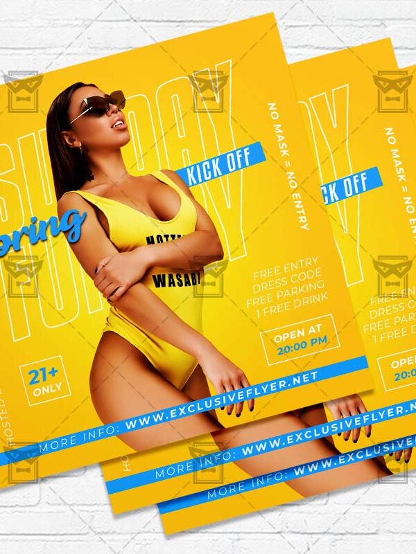 Spring Sunday - Flyer PSD Template