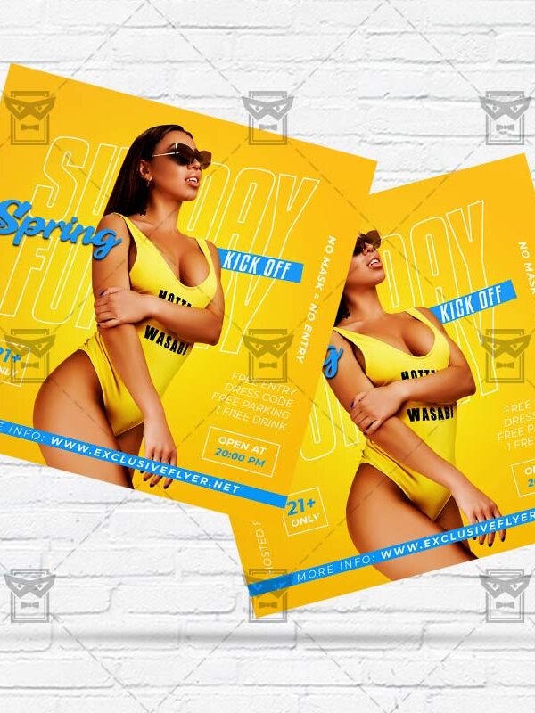 Spring Sunday - Flyer PSD Template