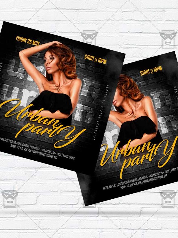 Urban Party- Flyer PSD Template