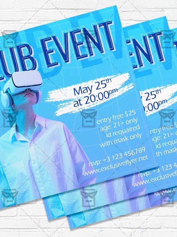 Club Event - Flyer PSD Template