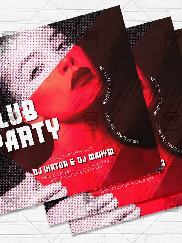 Club Party - Flyer PSD Template