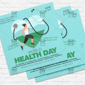 Health Day - Flyer PSD Template