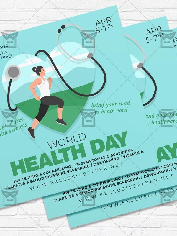 Health Day - Flyer PSD Template