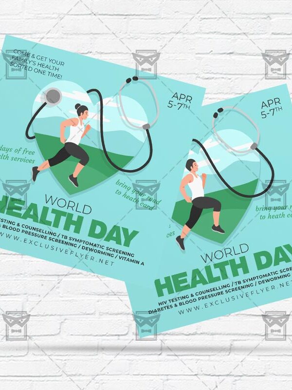 Health Day - Flyer PSD Template