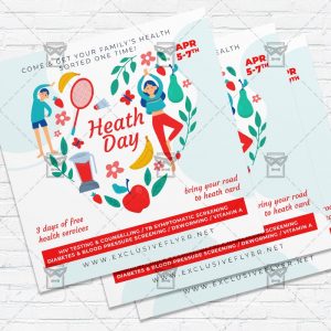 Health Day Event - Flyer PSD Template