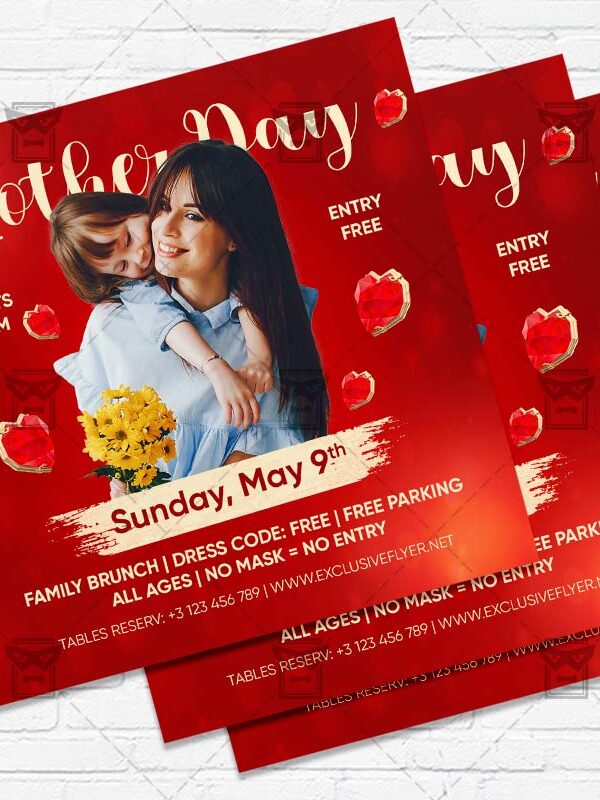 Mother Day - Flyer PSD Template