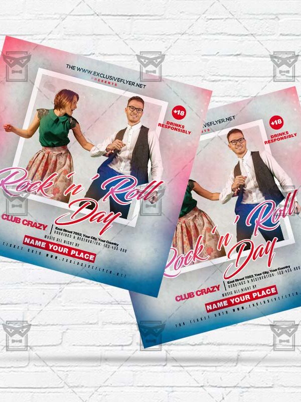 Rock-n-Roll Day - Flyer PSD Template