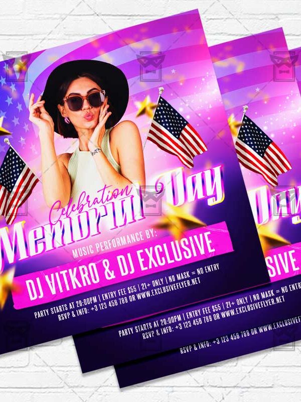 Memorial Day - Flyer PSD Template