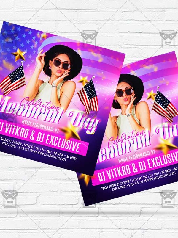 Memorial Day - Flyer PSD Template