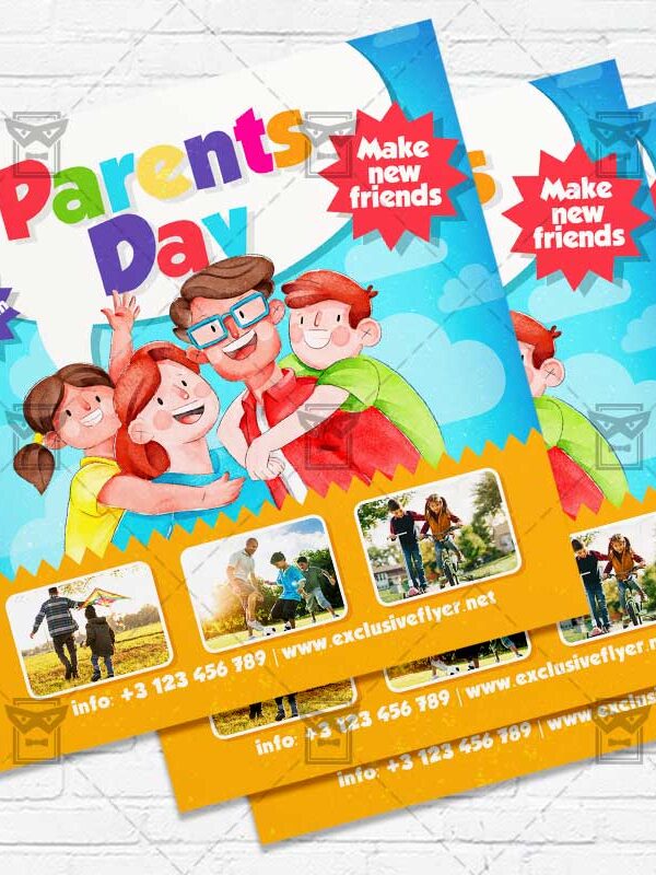 Parents Day - Flyer PSD Template