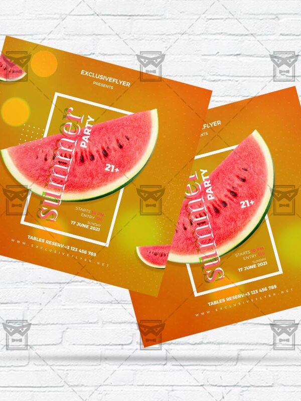 Summer Party - Flyer PSD Template