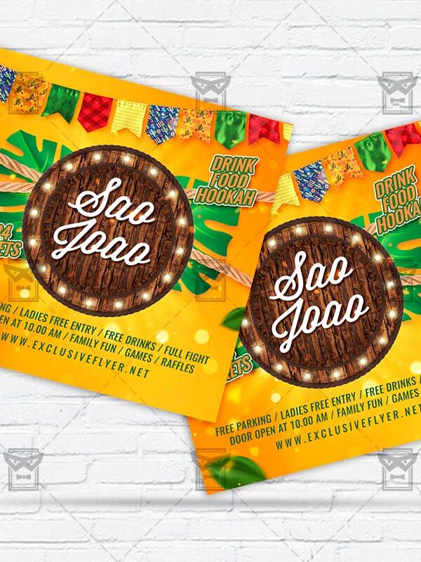 Festa de São João - Flyer PSD Template