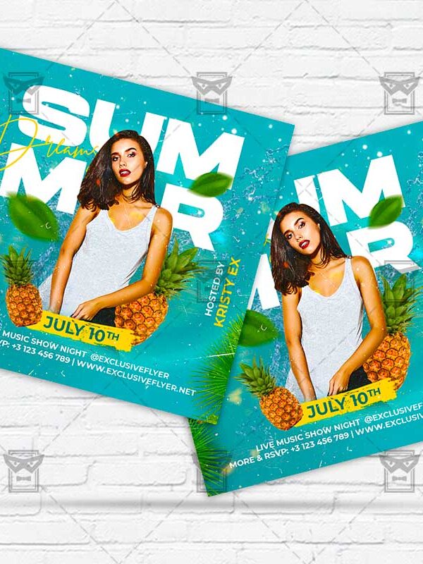 Summer Dreams - Flyer PSD Template