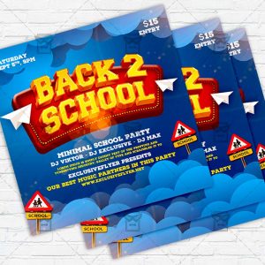 Back to School - Flyer PSD Template
