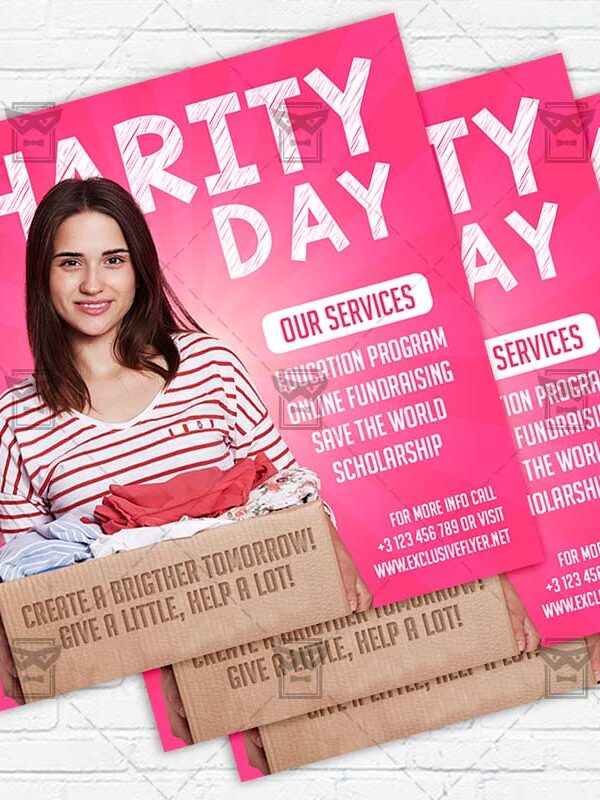 Charity Day - Flyer PSD Template