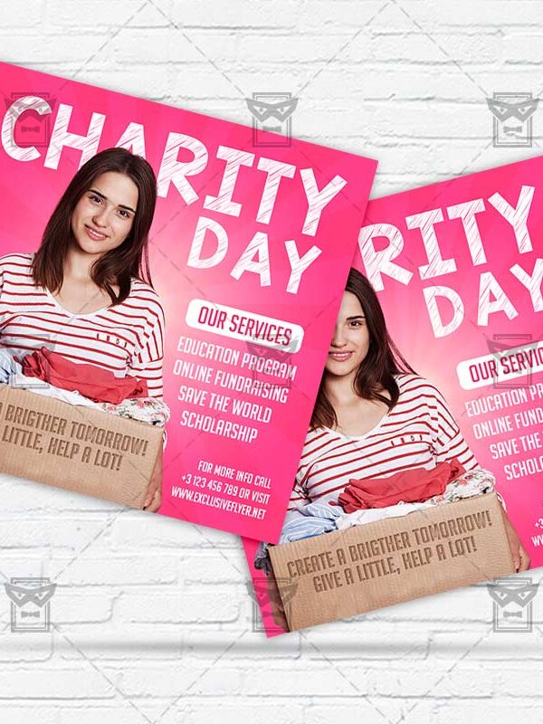 Charity Day - Flyer PSD Template