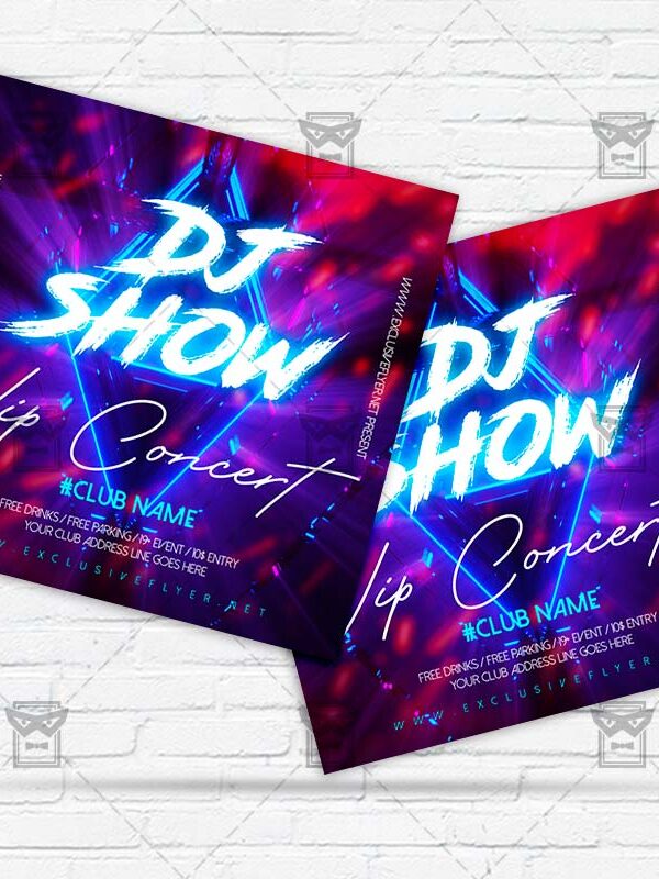 Dj Show - Flyer PSD Template