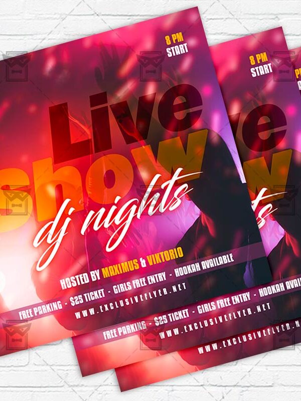 Live Show - Flyer PSD Template