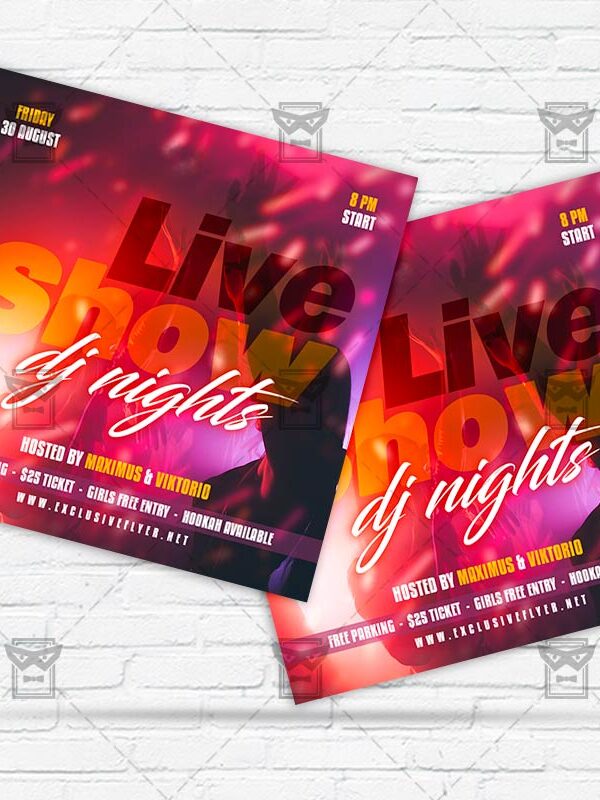Live Show - Flyer PSD Template