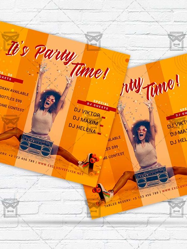 Party Time - Flyer PSD Template