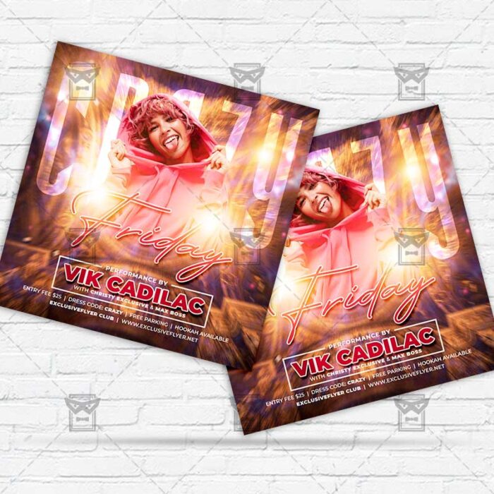 Crazy Friday - Flyer PSD Template