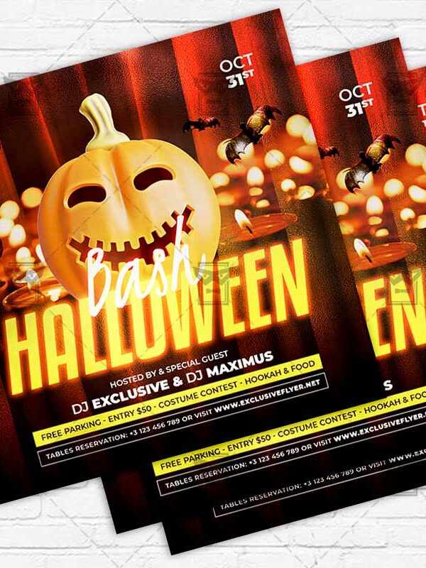 Halloween Bash - Flyer PSD Template