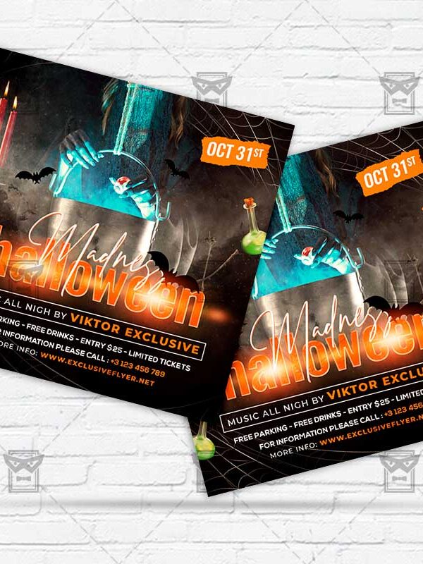 Halloween Madness - Flyer PSD Template