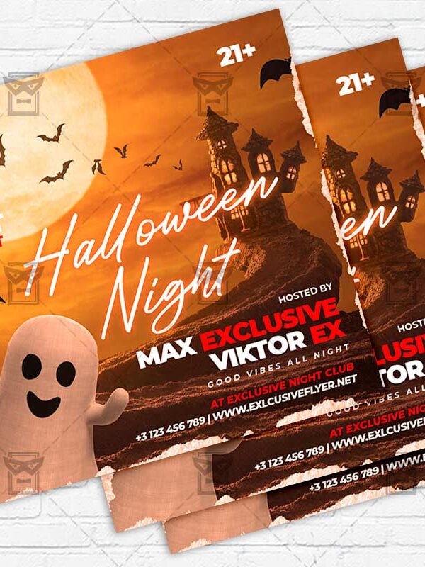 Halloween Night - Flyer PSD Template